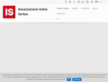 Tablet Screenshot of italia-serbia.org